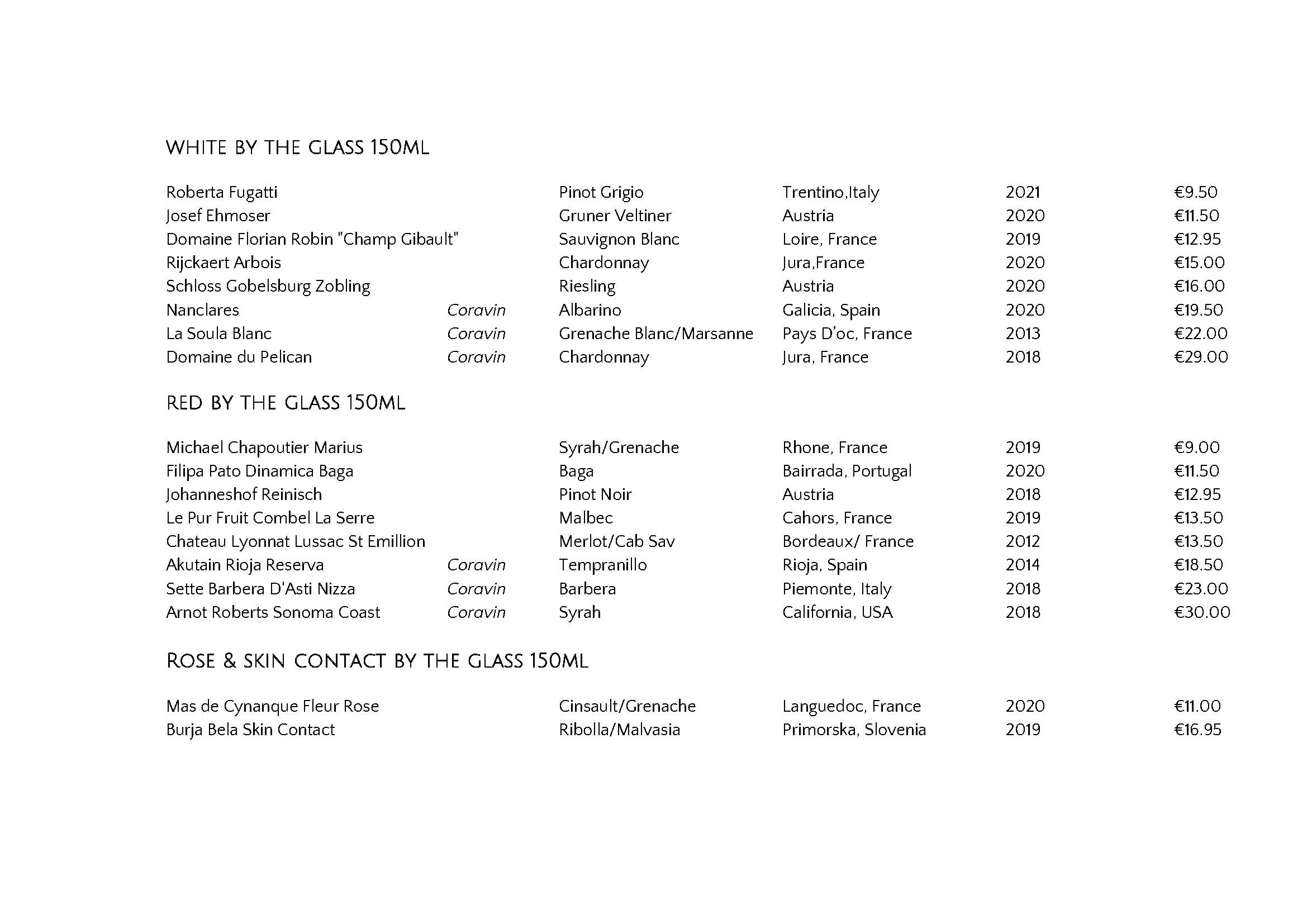 wine list page 1